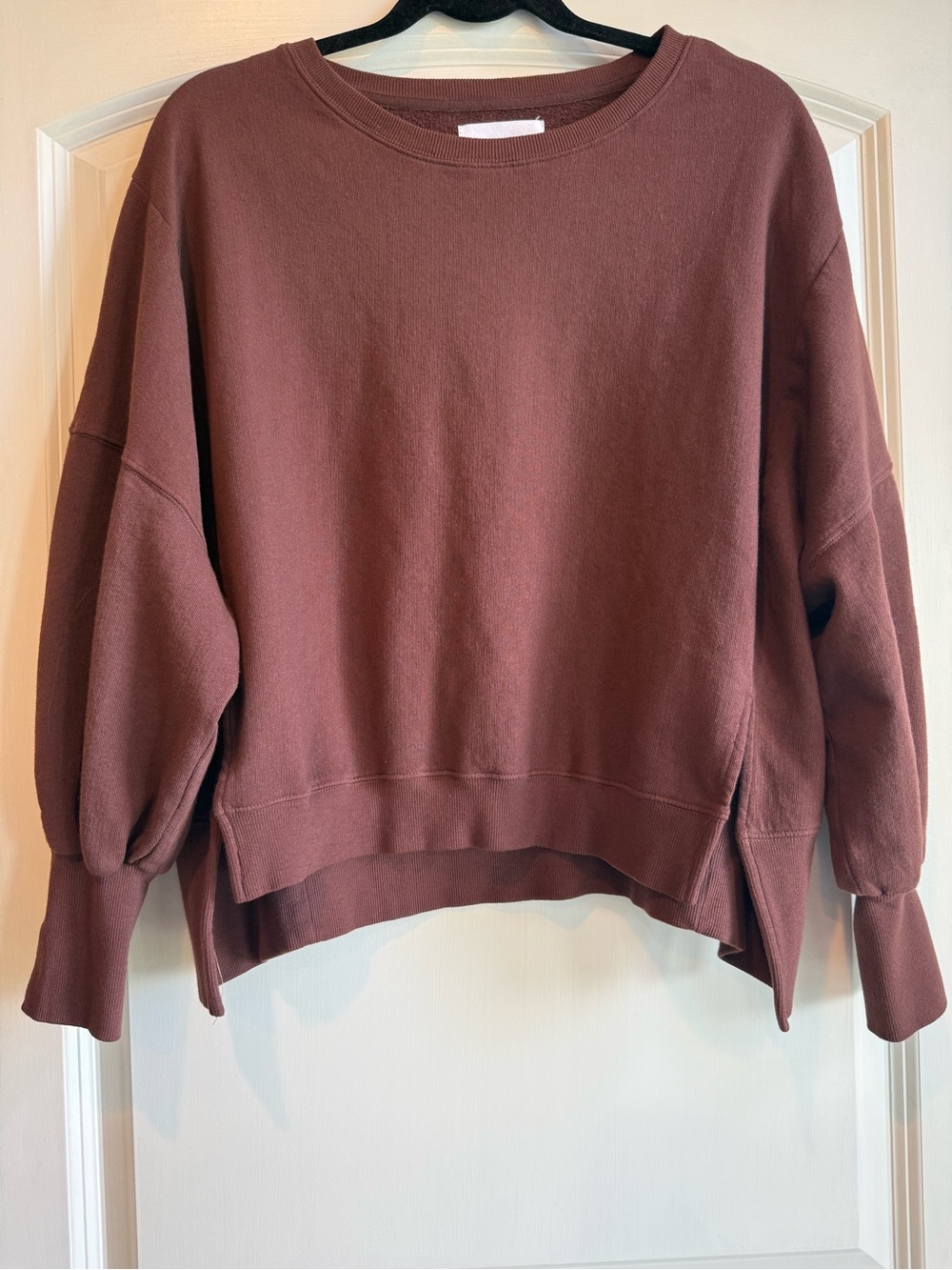 Dear John Relaxed Crewneck Sweater in Chestnut Brown